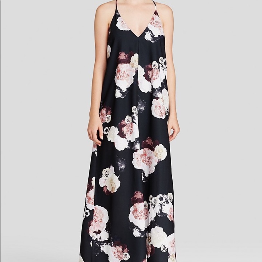 Keepsake the Label Black Floral Maxi Dress